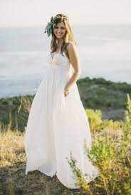 Empire Waist Beach Wedding Dress Short Wedding Dress Empire Wedding Dress Wedding Dress Bustier