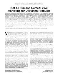 Tiktok viral hot 202118+ only. Pdf Not All Fun And Games Viral Marketing For Utilitarian Products