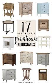 This nightstand with storage meets bush furniture's standards for quality, safety and durability and is backed by a 3 year warranty. 17 Affordable Farmhouse Nightstands Farmhouse Decor Living Room Farmhouse Nightstand French Farmhouse Decor