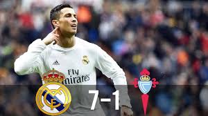 Victory lifted real madrid one point clear of atletico madrid at the top of the table, although diego simeone's side have three games in hand and travel to. Real Madrid Vs Celta Vigo 7 1 All Goals Extended Highlights La Liga 05 03 2016 Hd Youtube