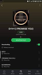 This song was apparently cd only and i haven't been able to find a good studio version (the one i saw had a fade in the intro that i'm not sure … 0 1 1 I Promise You Album Is Out On Spotify Wanna One ì›Œë„ˆì› Amino