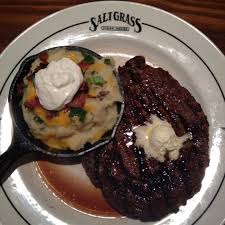 And they have kids menu, lunch & early dinner menu, family packs, varying from appetizers to soup & salads, sandwiches, steaks, seafood, favorites, desserts, beverages, beer, red wine and white wine. Saltgrass Steak House Steakhouse