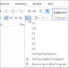Double Space The Lines In A Document Word