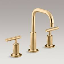 kohler brass kitchen faucet sink