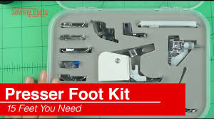 Sewing Presser Foot Kit 15 Piece Set