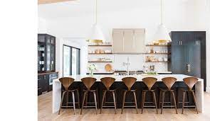 Coordinate your kitchen and dining room with island counter stools that match your dining table. How To Choose The Perfect Bar Counter Stool Height Ylighting Ideas