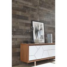 Unbranded Weathered Grey Plank 32 Sq Ft Mdf Paneling 169779 The Home Depot Wall Paneling Mdf Wall Panels White Wood Paneling