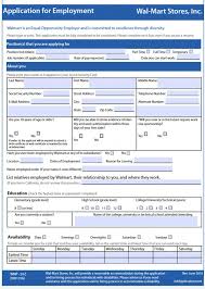 Walmart Employment Application Form Wal Mart Job Application Adobe Pdf In 2020 Employment Application Employment Form Job Application
