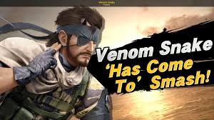 Ultimate on the nintendo switch, a gamefaqs message board topic titled so has anyone figured out how to unlock snake . Venom Snake Super Smash Bros Ultimate Mods