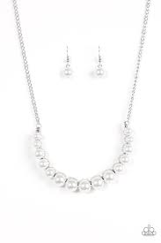 The Fashion Show Must Go On White White Necklace White Pearl Necklace Necklace