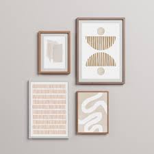 5 pcs boho moon wall decor, acrylic moon phase mirror set, minimalist moon mirror with exquisite packaging, scandinavian home decor, bohemian bedroom living room wall decorations, beige. Pin On Home