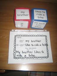 Roll A Sentence Free Printable Included Kindergarten Writing Learning To Write Teaching Writing