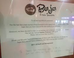 Baja fish tacos « back to long beach, ca. Rip Baja Fish Tacos On 2nd St Seriously Sooooo Damn Bummed About This This Was Our Spot Great Food Great Prices Super Spacious And Breathable Space Salsa Bar Ughhhhhhh Why Longbeach