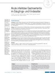 Antibiotic treatment of acute gastroenteritis in children global prevalence of norovirus in cases of gastroenteritis: Akute Infektiose Gastroenteritis Im Sauglings Und Kindesalter