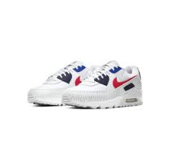And it's what really sets the air max 90 apart from the other most popular air max retro releases, including the air max 93, 95, and 97. Nike Air Max 90 White Midnight Navy Bright Blue University Red Ab 113 40 Preisvergleich Bei Idealo De