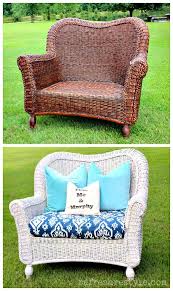 Outdoor Furniture Makeovers That Will Blow You Away Painting Wicker Furniture Outdoor Wicker Furniture Outdoor Furniture Makeover