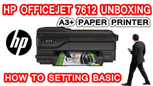Hp Officejet 7612 Printers Unboxing Setting Up The Printer Hardware Youtube