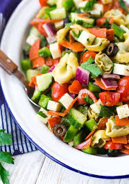Tortellini Pasta Salad With Pepperoni And Italian Vinaigrette Recette Vinaigrettes Salade Et Salade Healthy