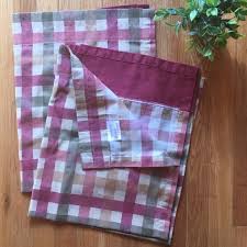 gardens plaid tier curtains euc poshmark