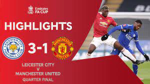 (1) manchester united travel to the king power stadium this weekend with a chance to. Iheanacho Fires Leicester Through Leicester City 3 1 Manchester United Emirates Fa Cup 2020 21 Youtube