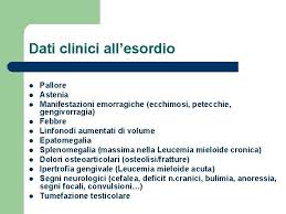 Swollen lymph nodes, enlarged liver or spleen; Leucemia Acuta Leucemia Acuta L L E Lespansione