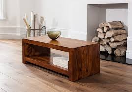 This coffee table has a sturdy top, on which you can place decorative items like fruit baskets or vases. Handcrafted Solid Wood Coffee Table Casa Bella Furniture Uk