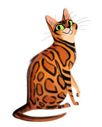This will keep them apart from other animals, and prevent them from running away. Good Images Belgian Bengal Cats Popular In 2021 Cats Illustration Cat Drawing Cartoon Cat