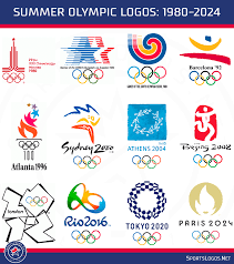 Having previously played host in 1900 and 1924. Chris Creamer On Twitter Summer Olympic Logos 1980 2024 The Story Of The 2024 Olympics Logo Just Unveiled Here Https T Co Bsxztefnqq