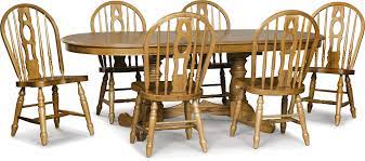 Give your dining room a rustic modern farmhouse look with the warmth of this valerie pine solid wood dining table. Showroom Classic Thresher Dining Room
