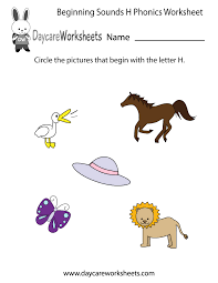 These are the h brothers digraphs phonics friends. Free Beginning Sounds Letter H Phonics Worksheet For Preschool Preschool Phonics Phonics Worksheets Phonics