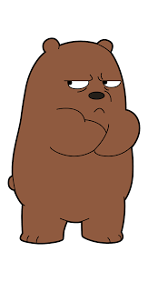 We Bare Bears Offended Grizzly Sticker We Bare Bears Wallpapers Bear Wallpaper We Bare Bears