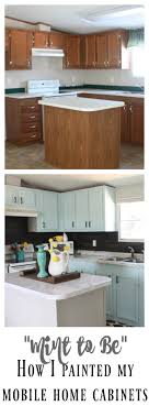 The solid maple cabinets in canadian homeware designer nicole duff's kitchen weren't in bad shape. Mobile Home Cabinet Makeover Re Fabbed