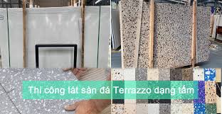 Thi Công Lát Đá Terrazzo (Gạch) Nghệ Thuật Tấm Lớn √ Báo Giá Chuẩn