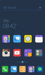 I Like This Kind Of Themes Which Use Vivid Icons Dodollauncher Launcher Homescreen Wallpaper Phonerheme Android Html5 Templates Widget Design App Design