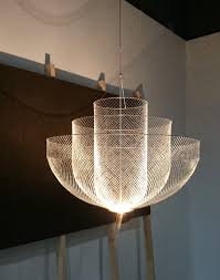 Meshmatics Chandelier By Ricktegelaar Tac Ddw14 Spottedbystylst Luxury Lighting Design Cool Lighting Diy Chandelier