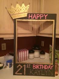 Diy 18th Birthday Photo Booth Props 21st Birthday Photobooth Frame 21st Birthday 21st Birthday Girl 21st Bday Ideas