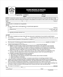 This 3 day notice to vacate is used to notify tenants they're behind on rent beyond any grace period, when applicable. Free 7 Sample Eviction Notice Forms In Pdf Ms Word