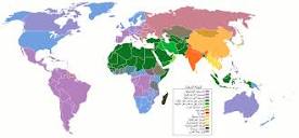ملف:Prevailing world religions map-ar.png - ويكيبيديا