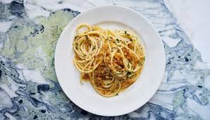 Anchovy Pasta With Garlic Breadcrumbs Recipe Bon Appetit