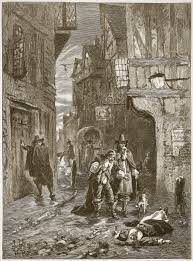 A Street In London During The Great Plague Illustration From Cassell S Illustrated History Of England Great Plague Of London Plague London History