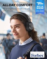 soundcore Casque Space One Pro par Anker avec suppression active du bruit,  design super pliable, audio sans perte de 60 h, charge ultra-rapide, audio  sans fil haute résolution avec LDAC (renouvelé) :