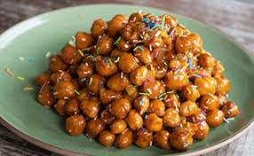 Gently lower the cut pieces of dough into the oil. Struffoli Recipe Italian Honey Balls Authentic Struffoli Recipevincenzo S Plate