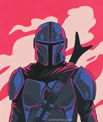Fanart I Drew For The Mandalorian Absolutely Love The Show Starwars Star Wars Art Drawings Star Wars Drawings Star Wars Art