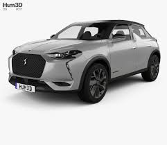 3d Model Of Ds 3 Crossback E Tense 2019 3d Model Ds Automobiles Car 3d Model