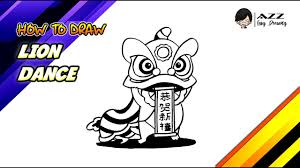 How To Draw Lion Dance Youtube I tried to draw a lion boy playing chinese lion dancing. how to draw lion dance