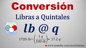 Convertir De Libras A Quintales Ee Uu Youtube Calculadora de conversion de libras a kilogramos (lb a kg) para conversiones de peso con tablas y formulas adicionales. convertir de libras a quintales ee uu