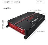 ‫اشتري اونلاين بأفضل الاسعار بالسعودية - سوق الان امازون السعودية: بايونير  GM-A5702 بقناتين، فئة AB، طاقة قصوى 1000 واط - مكبر صوت متعدد القنوات قابل  ...‬‎