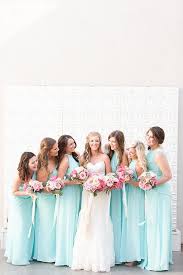 Bright Summery Arizona Wedding Aqua Blue Bridesmaid Dresses Aqua Bridesmaid Dresses Wedding Bridesmaids Dresses Blue
