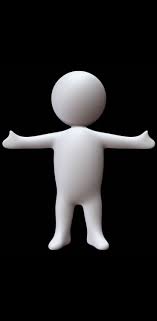 Dummy 3d Model Mannequin Dummy Slim Man Form Designer Doll White Generic Cartoon Character Stock Figure People Plain Human Off 3d Model Woman Silhouette Model