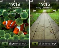 You can turn the display on and swipe to unlock. Want The Iphone Lock Sreen On Your Android